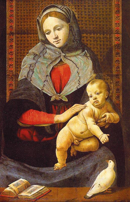 Piero di Cosimo The Virgin Child with a Dove China oil painting art
